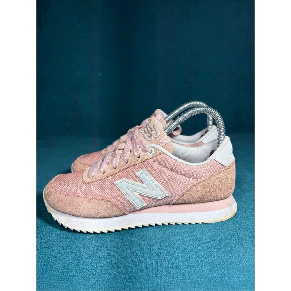 New Balance 501 Pink White Casual Sneakers Women’s Size 6 Shoes WZ501NRE